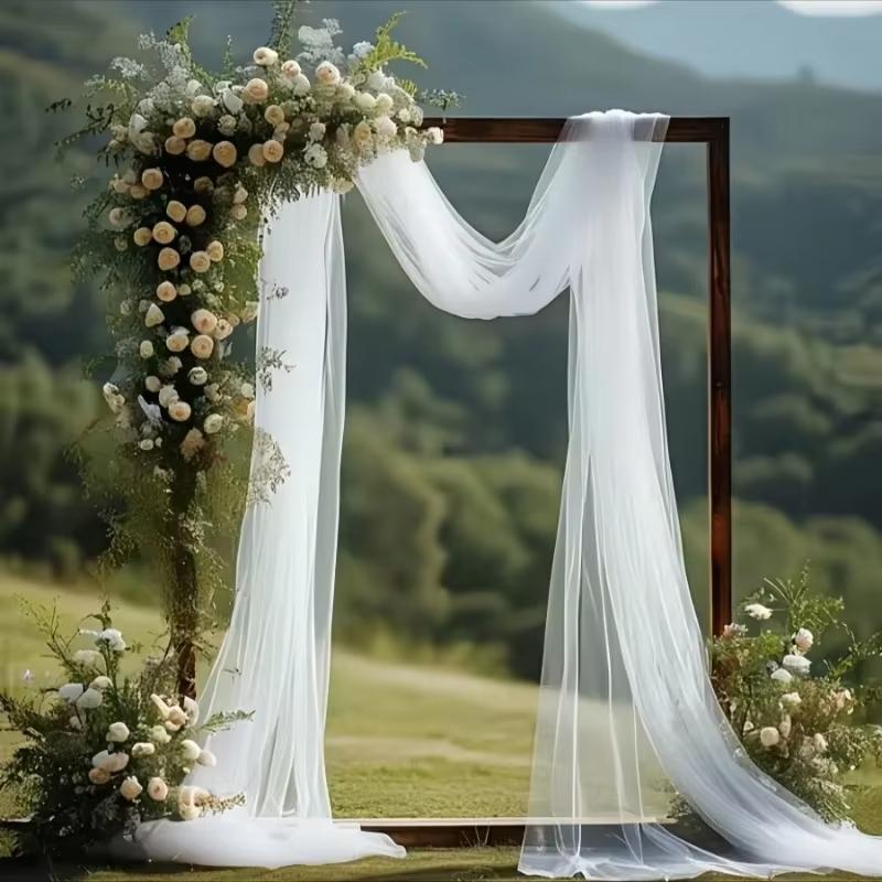 新登場！耐久性に優れた柔らかいチュールメッシュ生地。50m巻 - Dessert Table Backdrop のレビューと価格