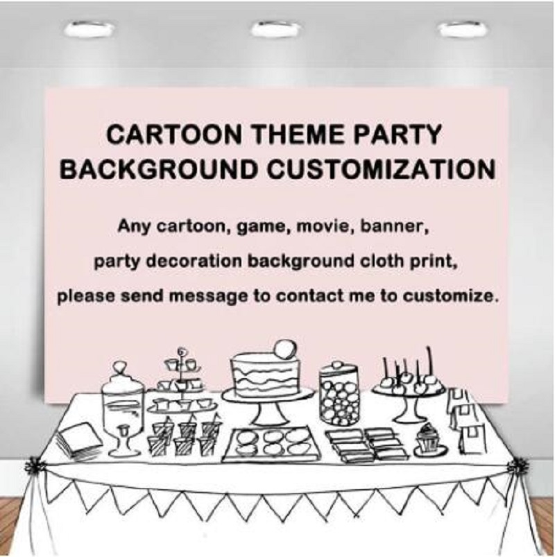 写真撮影用背景幕 カラフルなデザート 色とりどりの紙吹雪 甘 - Dessert Table Backdrop のレビューと価格
