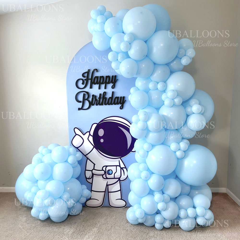 148 個ライトブルーバルーンアーチ 18/12/10/5  - Balloon Arch Kit のレビューと価格