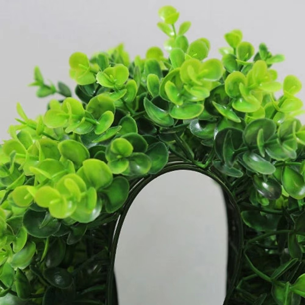 DIY人工植物壁パネル、UVカット加工、人工ユーカリ、グリー - Flower Wall Panel のレビューと価格