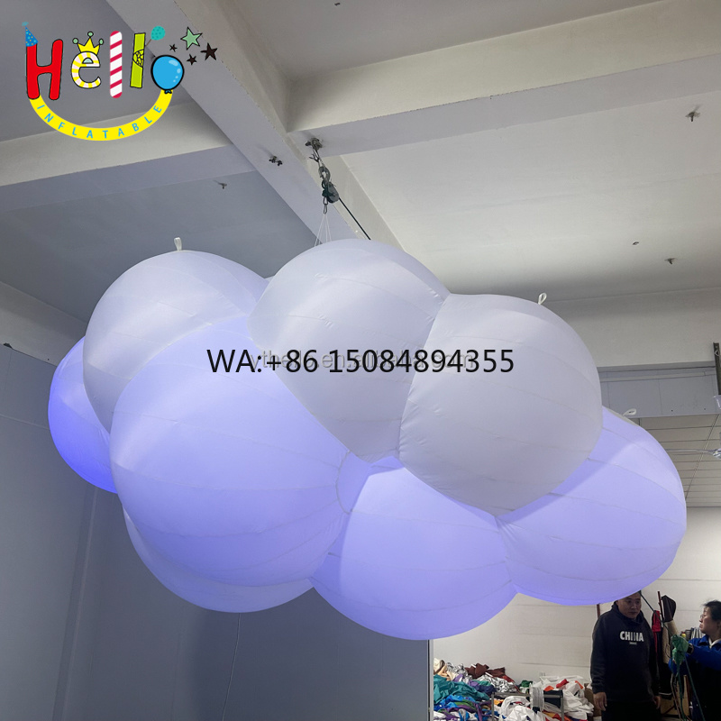 カラフルなLED照明付きインフレータブルクラウドバルーン、ス - Led Balloon Light のレビューと価格