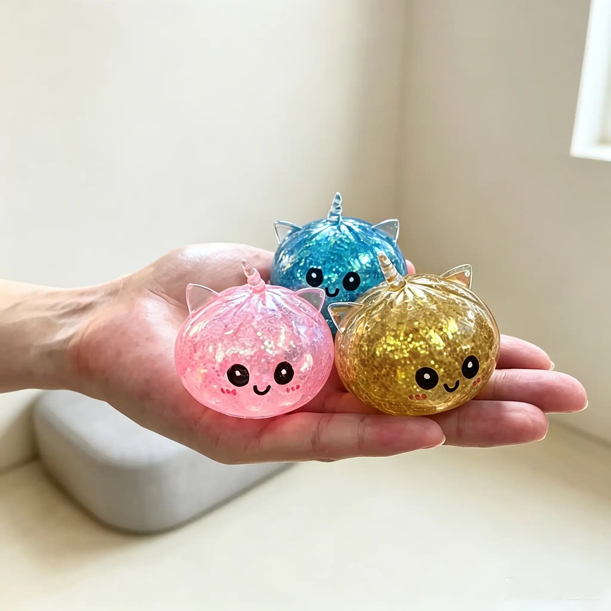 新しいカラフルなユニコーングリッター餃子ブラインドボックスお - Party Favor Bag のレビューと価格