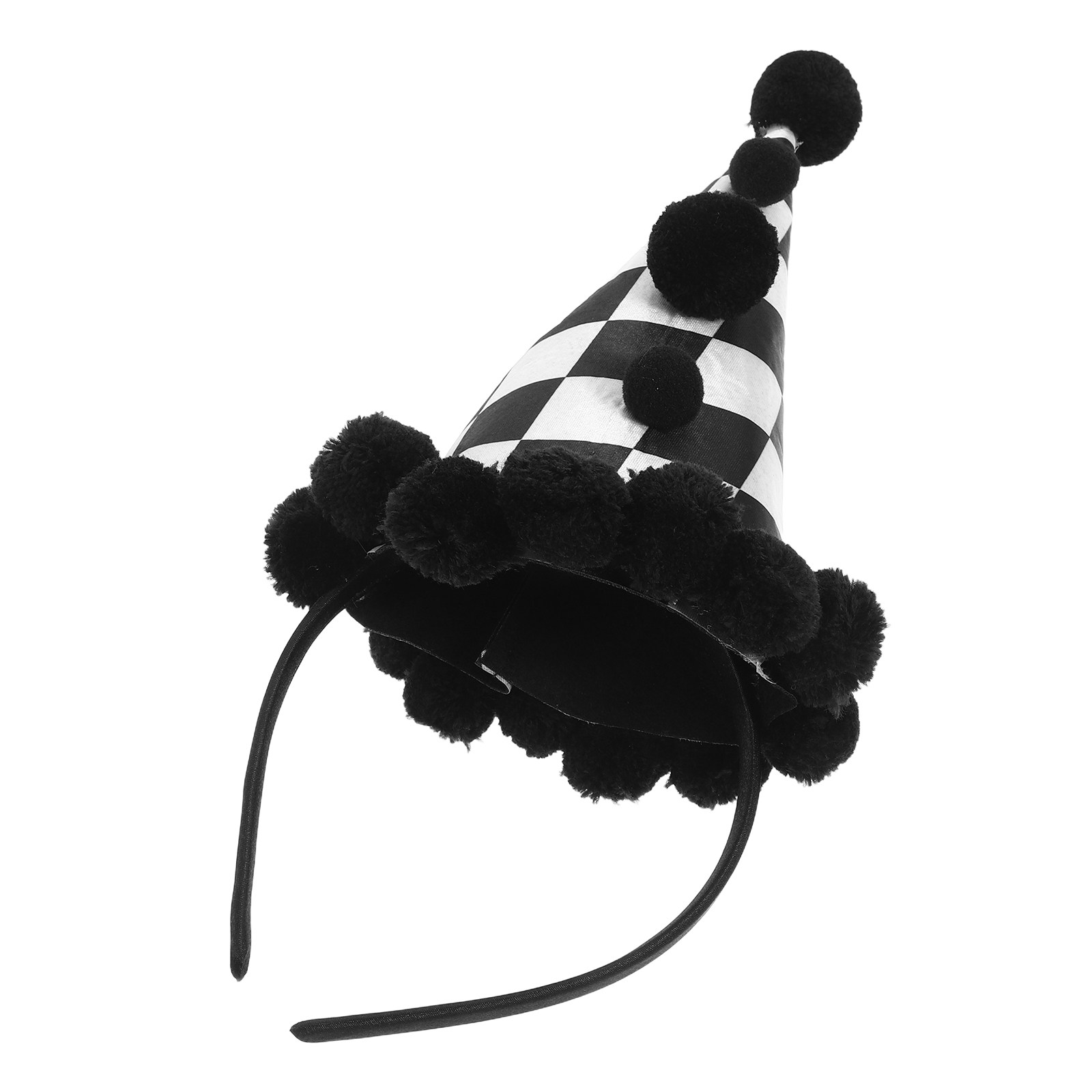 ポリエステル製のピエロ風ヘッドバンド、円錐形のピエロ帽子、誕 - Party Hat Cone のレビューと価格