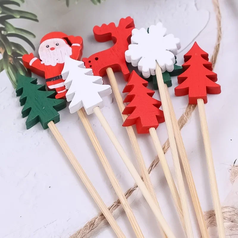 200/50個入り クリスマスフルーツスキュワー サンタクロ - Centerpiece Stick のレビューと価格